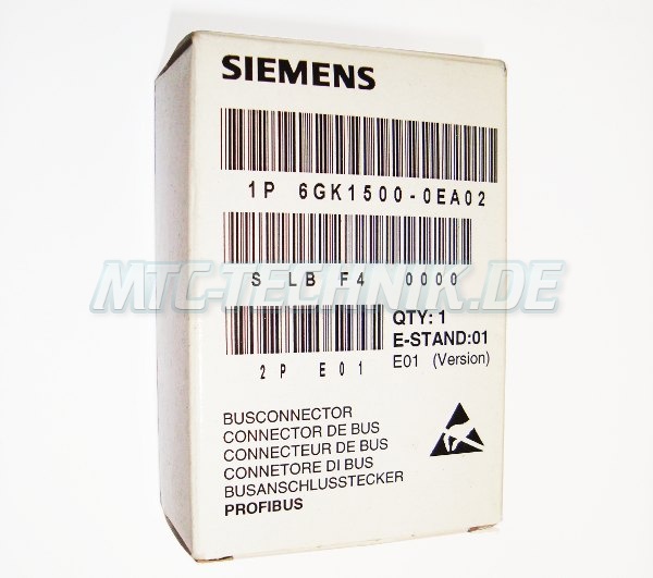1 Siemens Profibus Stecker 6gk1500-0ea02