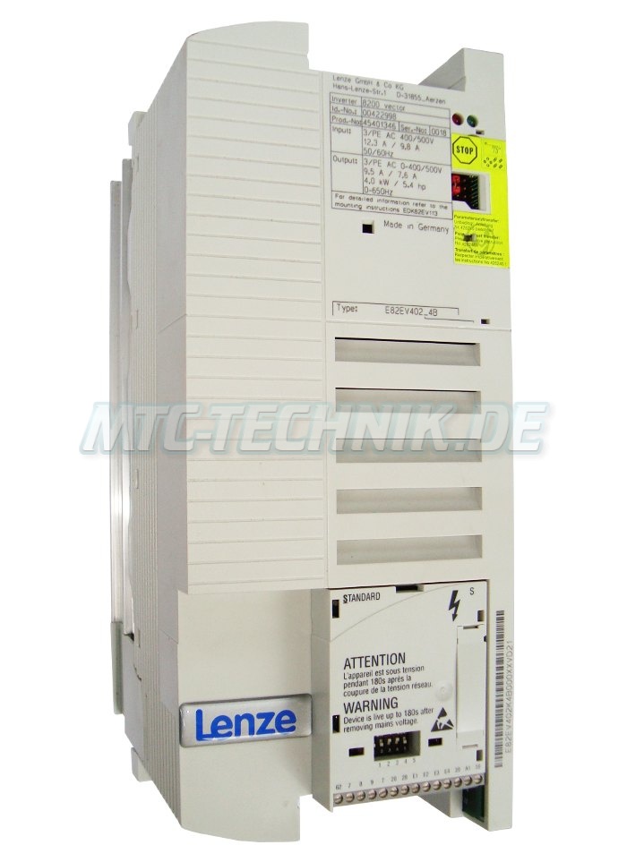 1 Lenze Austausch E82ev402 4b Mit Garantie Shop