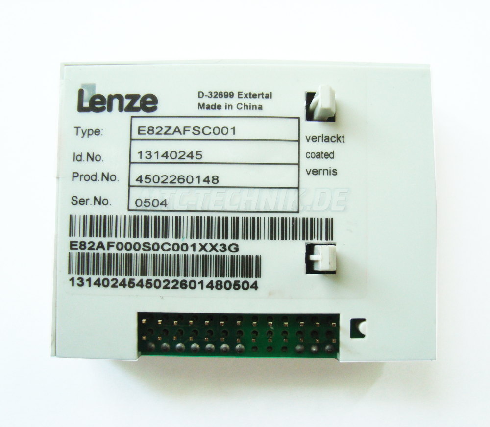 2 Typenschild E82zafsc001