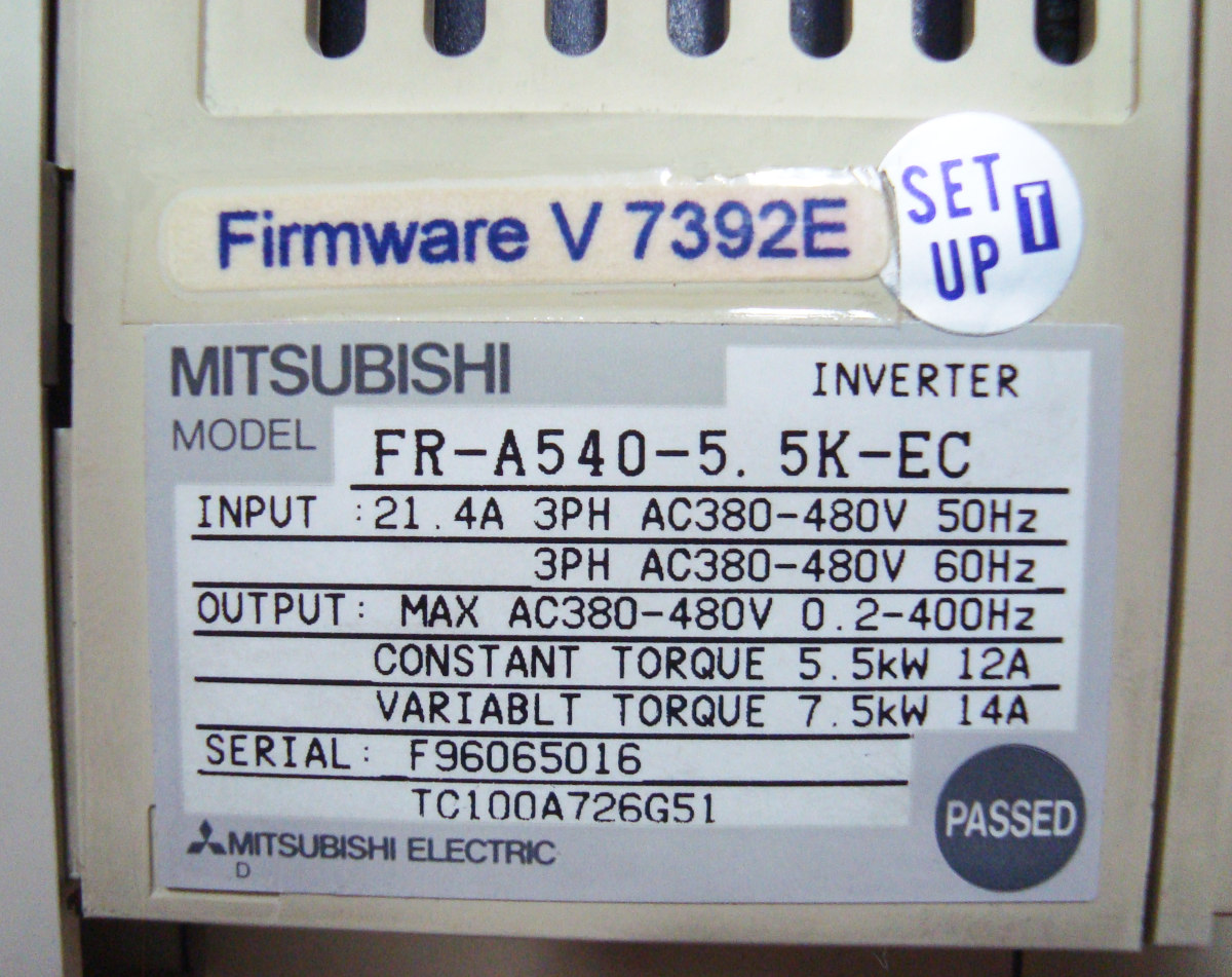 4 Mitsubishi Fr-a540-5.5k-ec Alarm Fehler Reparatur